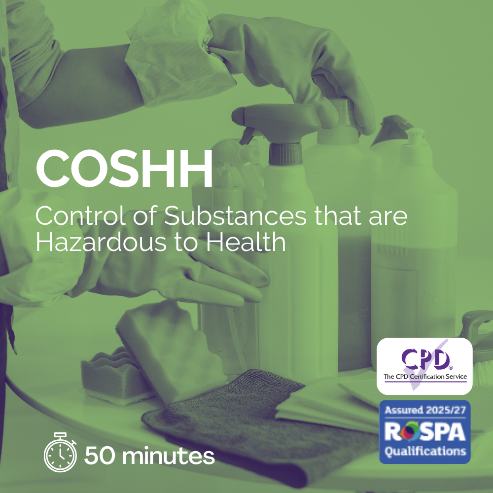 COSHH: Control of Substances That are Hazardous to Health